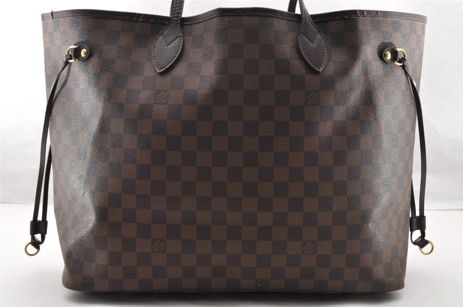 Authentic Louis Vuitton Damier Neverfull GM Shoulder Tote Bag N51106 LV 7205I
