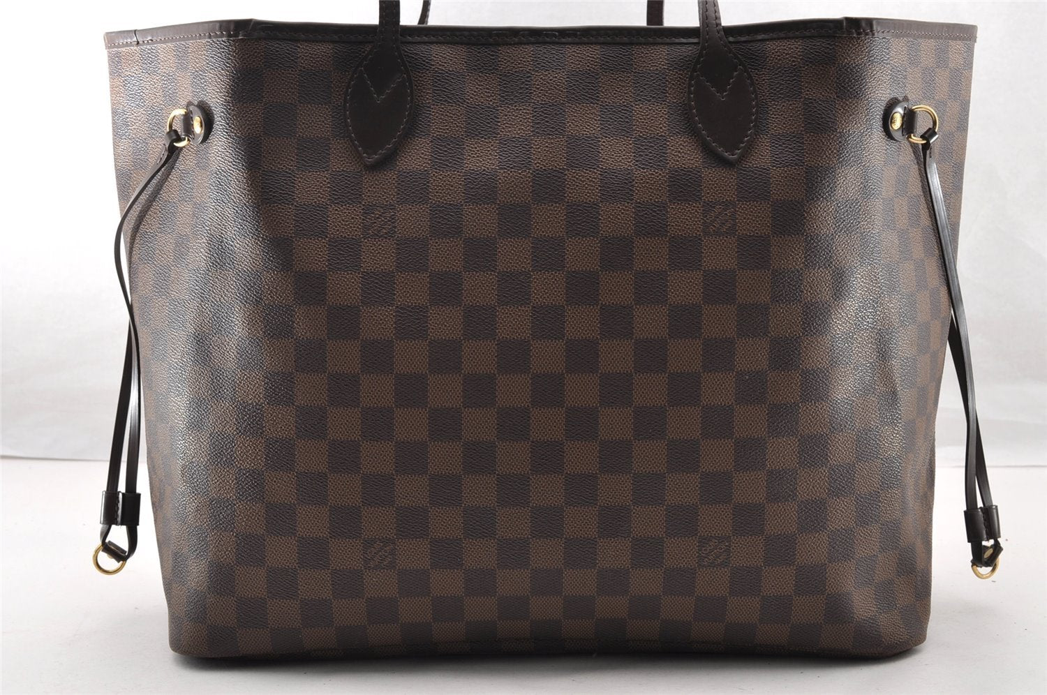 Authentic Louis Vuitton Damier Neverfull GM Shoulder Tote Bag N51106 LV 7205I