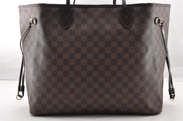 Authentic Louis Vuitton Damier Neverfull GM Shoulder Tote Bag N51106 LV 7205I
