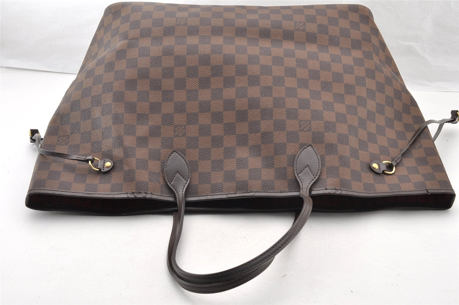 Authentic Louis Vuitton Damier Neverfull GM Shoulder Tote Bag N51106 LV 7205I