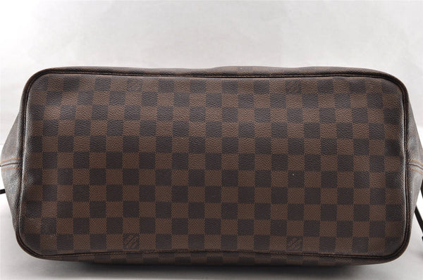 Authentic Louis Vuitton Damier Neverfull GM Shoulder Tote Bag N51106 LV 7205I