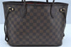 Authentic Louis Vuitton Damier Neverfull PM Shoulder Tote Bag N51109 LV 7347C