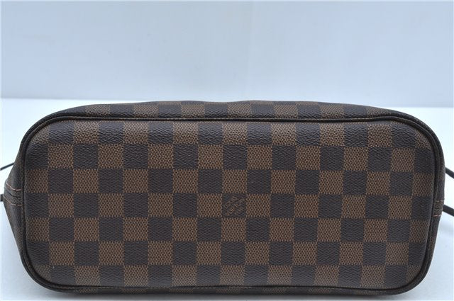 Authentic Louis Vuitton Damier Neverfull PM Shoulder Tote Bag N51109 LV 7347C