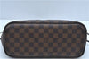 Authentic Louis Vuitton Damier Neverfull PM Shoulder Tote Bag N51109 LV 7347C