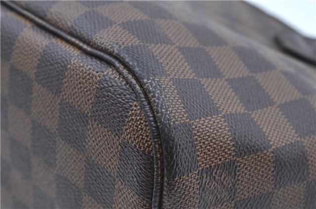 Authentic Louis Vuitton Damier Neverfull PM Shoulder Tote Bag N51109 LV 7347C