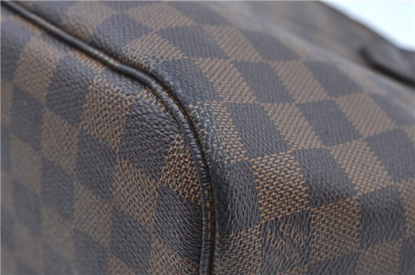Authentic Louis Vuitton Damier Neverfull PM Shoulder Tote Bag N51109 LV 7347C