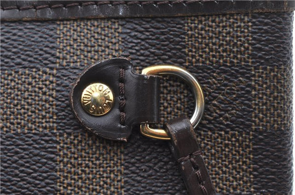 Authentic Louis Vuitton Damier Neverfull PM Shoulder Tote Bag N51109 LV 7347C