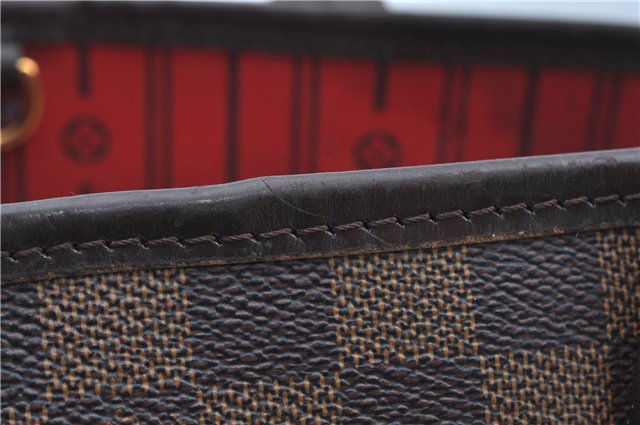 Authentic Louis Vuitton Damier Neverfull PM Shoulder Tote Bag N51109 LV 7347C