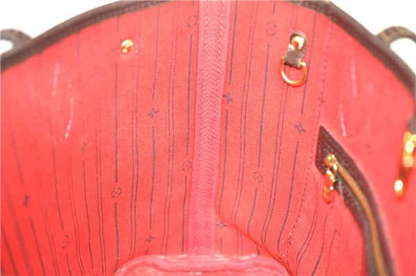 Authentic Louis Vuitton Damier Neverfull PM Shoulder Tote Bag N51109 LV 7347C