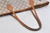 Authentic LOUIS VUITTON Damier Azur Neverfull MM Tote Bag Purse N51107 LV 7356C