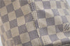 Authentic LOUIS VUITTON Damier Azur Neverfull MM Tote Bag Purse N51107 LV 7356C