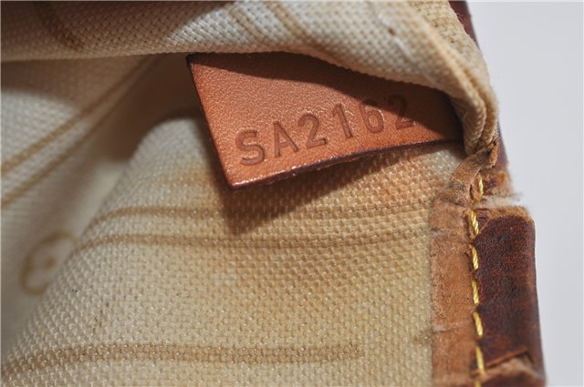 Authentic LOUIS VUITTON Damier Azur Neverfull MM Tote Bag Purse N51107 LV 7356C