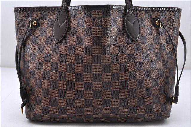 Authentic Louis Vuitton Damier Neverfull PM Shoulder Tote Bag N51109 LV 7359E