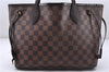 Authentic Louis Vuitton Damier Neverfull PM Shoulder Tote Bag N51109 LV 7359E
