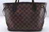 Authentic Louis Vuitton Damier Neverfull PM Shoulder Tote Bag N51109 LV 7359E