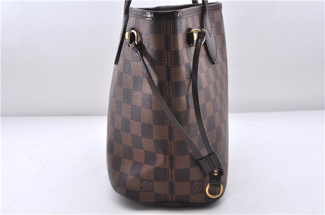 Authentic Louis Vuitton Damier Neverfull PM Shoulder Tote Bag N51109 LV 7359E
