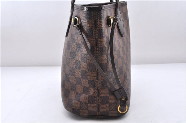 Authentic Louis Vuitton Damier Neverfull PM Shoulder Tote Bag N51109 LV 7359E