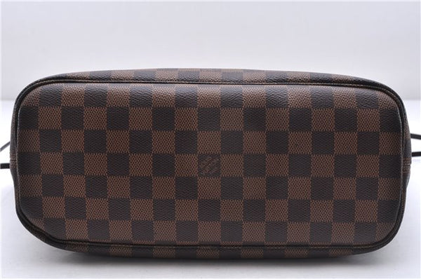 Authentic Louis Vuitton Damier Neverfull PM Shoulder Tote Bag N51109 LV 7359E