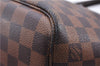 Authentic Louis Vuitton Damier Neverfull PM Shoulder Tote Bag N51109 LV 7359E