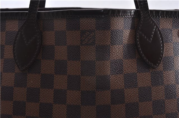 Authentic Louis Vuitton Damier Neverfull PM Shoulder Tote Bag N51109 LV 7359E
