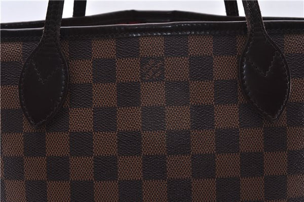 Authentic Louis Vuitton Damier Neverfull PM Shoulder Tote Bag N51109 LV 7359E