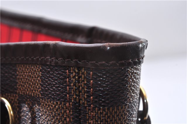 Authentic Louis Vuitton Damier Neverfull PM Shoulder Tote Bag N51109 LV 7359E