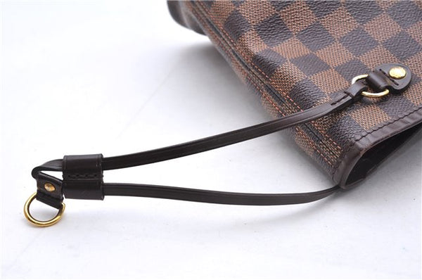 Authentic Louis Vuitton Damier Neverfull PM Shoulder Tote Bag N51109 LV 7359E