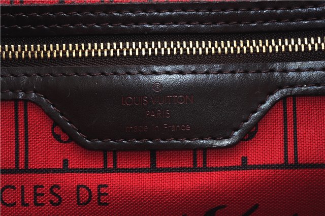 Authentic Louis Vuitton Damier Neverfull PM Shoulder Tote Bag N51109 LV 7359E