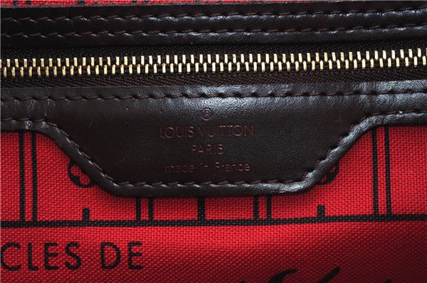 Authentic Louis Vuitton Damier Neverfull PM Shoulder Tote Bag N51109 LV 7359E