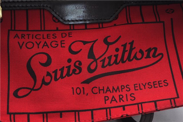 Authentic Louis Vuitton Damier Neverfull PM Shoulder Tote Bag N51109 LV 7359E