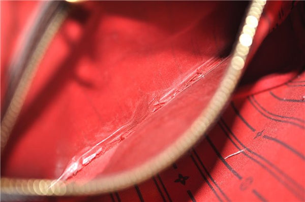 Authentic Louis Vuitton Damier Neverfull PM Shoulder Tote Bag N51109 LV 7359E