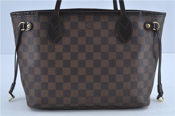 Authentic Louis Vuitton Damier Neverfull PM Shoulder Tote Bag N51109 LV 7479C