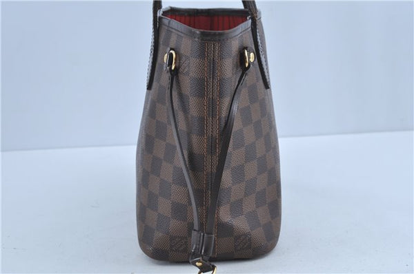 Authentic Louis Vuitton Damier Neverfull PM Shoulder Tote Bag N51109 LV 7479C