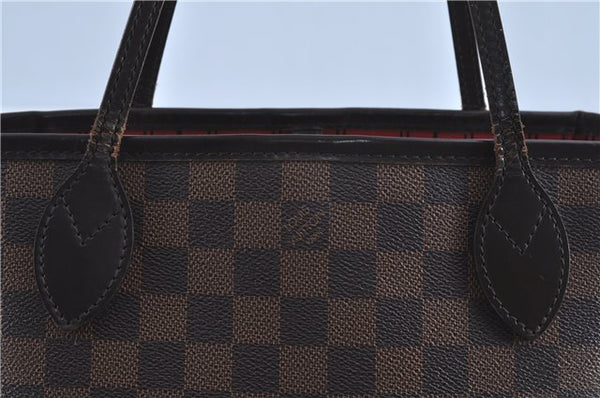 Authentic Louis Vuitton Damier Neverfull PM Shoulder Tote Bag N51109 LV 7479C