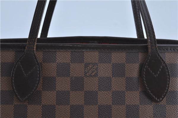 Authentic Louis Vuitton Damier Neverfull PM Shoulder Tote Bag N51109 LV 7479C