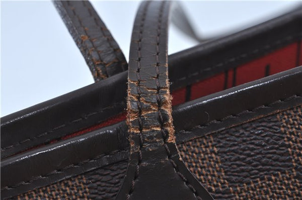 Authentic Louis Vuitton Damier Neverfull PM Shoulder Tote Bag N51109 LV 7479C