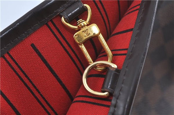 Authentic Louis Vuitton Damier Neverfull PM Shoulder Tote Bag N51109 LV 7479C