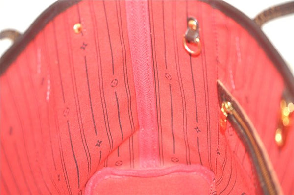 Authentic Louis Vuitton Damier Neverfull PM Shoulder Tote Bag N51109 LV 7479C