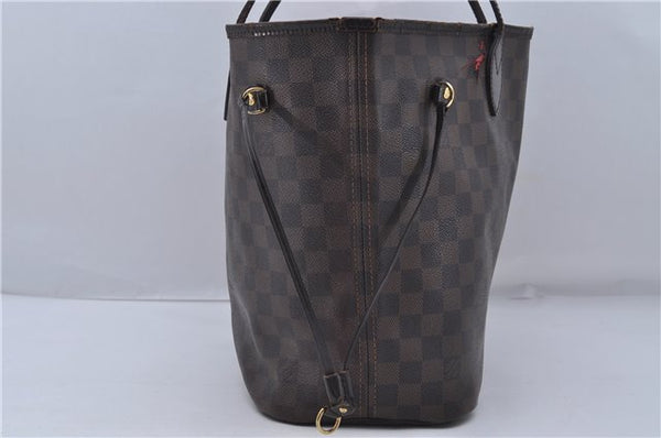 Authentic Louis Vuitton Damier Neverfull MM Shoulder Tote Bag N51105 LV 7521D