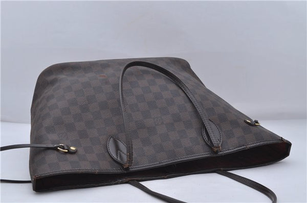 Authentic Louis Vuitton Damier Neverfull MM Shoulder Tote Bag N51105 LV 7521D