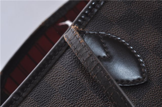 Authentic Louis Vuitton Damier Neverfull MM Shoulder Tote Bag N51105 LV 7521D