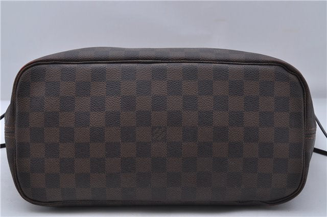 Authentic Louis Vuitton Damier Neverfull MM Shoulder Tote Bag N51105 LV 7521D