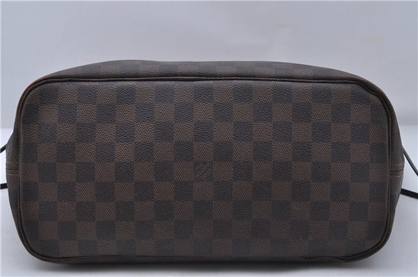 Authentic Louis Vuitton Damier Neverfull MM Shoulder Tote Bag N51105 LV 7521D