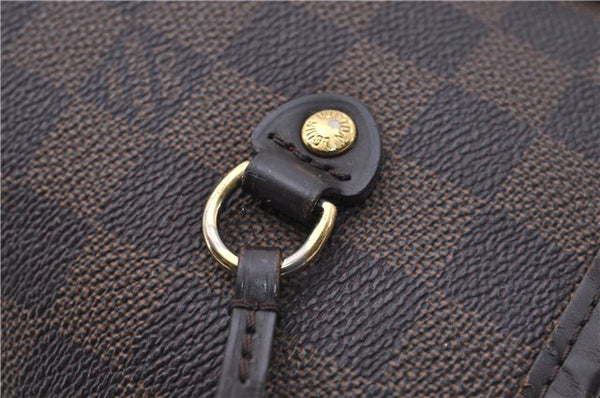 Authentic Louis Vuitton Damier Neverfull MM Shoulder Tote Bag N51105 LV 7521D