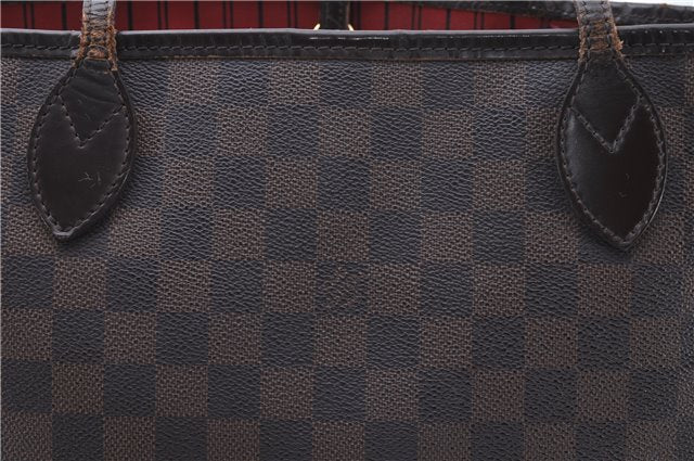 Authentic Louis Vuitton Damier Neverfull MM Shoulder Tote Bag N51105 LV 7521D