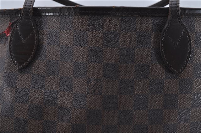 Authentic Louis Vuitton Damier Neverfull MM Shoulder Tote Bag N51105 LV 7521D