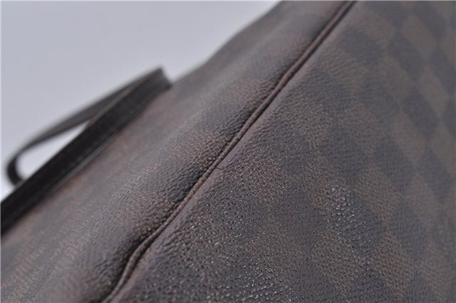 Authentic Louis Vuitton Damier Neverfull MM Shoulder Tote Bag N51105 LV 7521D
