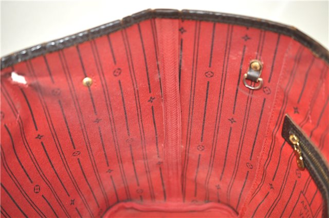 Authentic Louis Vuitton Damier Neverfull MM Shoulder Tote Bag N51105 LV 7521D