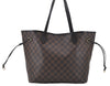 Authentic Louis Vuitton Damier Neverfull MM Shoulder Tote Bag N51105 LV 7565E