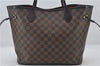 Authentic Louis Vuitton Damier Neverfull MM Shoulder Tote Bag N51105 LV 7565E